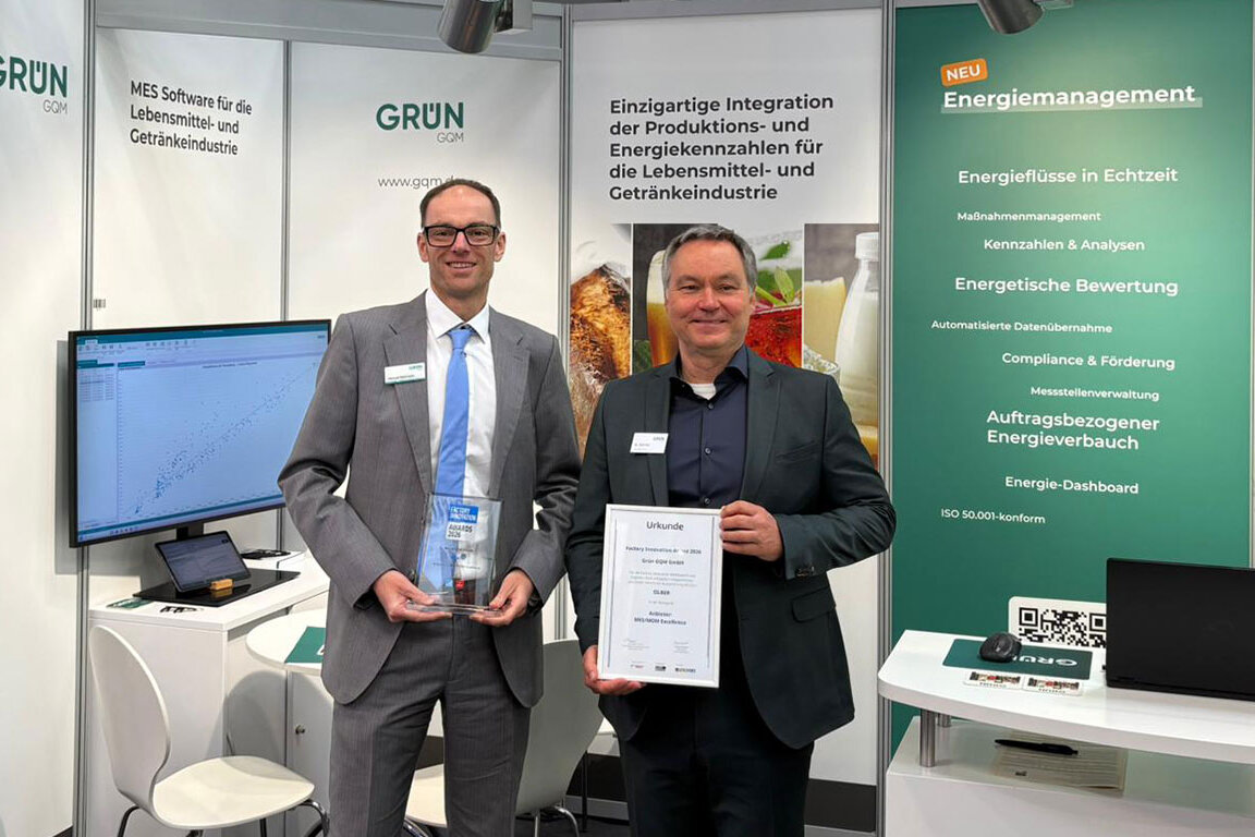 Silber Award für das GQM MES auf der Hannover Messe 2026