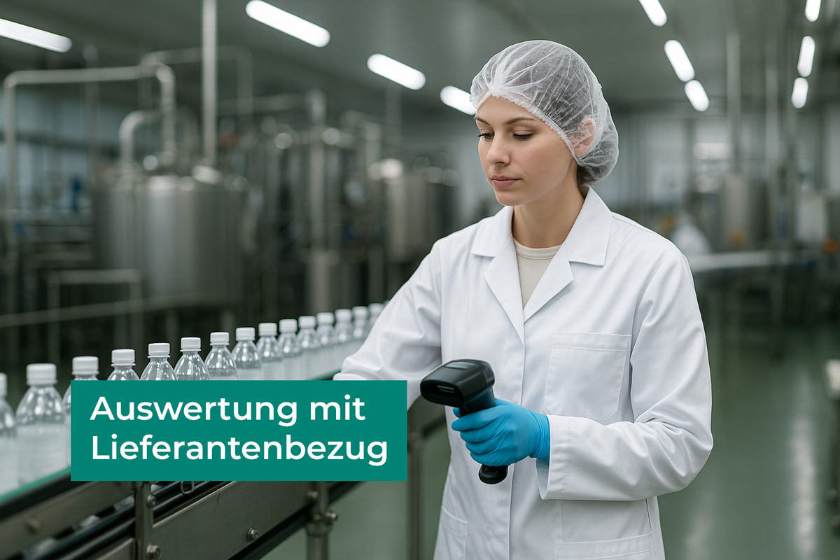 Qualitätsauswertung mit Lieferantenbezug im GQM MES