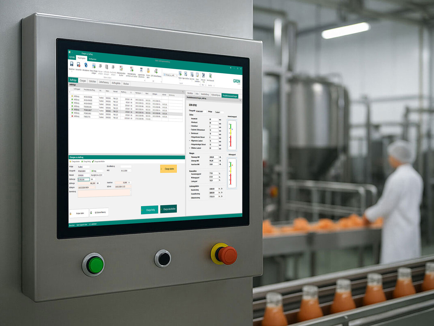 MES Software made in Germany der GR&Uuml;N GQM