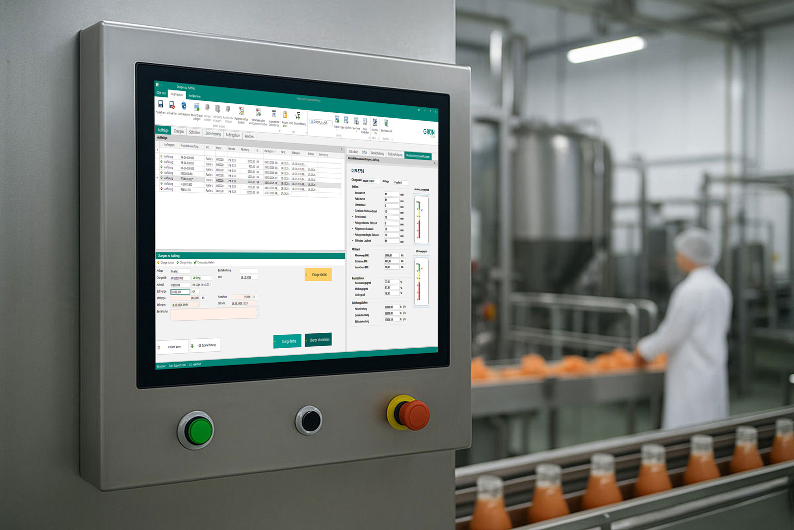 MES Software made in Germany der GR&Uuml;N GQM